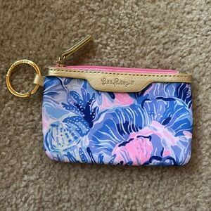 lilly pulitzer key card pouch